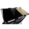 CESTA ROPA POLIESTER METAL 67X33X61