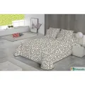 Colcha Estampada Letras - Color : Beige, 90