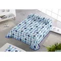Colcha estampada Marina - Medidas : Cama 135