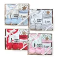 SET REGALO 5 PCS 100% ALG T 0-6 M MOD I LOVE MAMA-PAPA